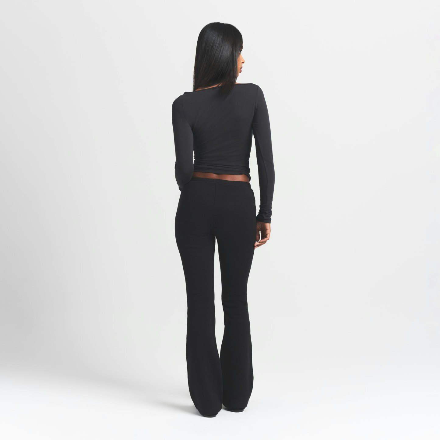 COTTON FLEECE SLIM PANT - ONYX - image 20