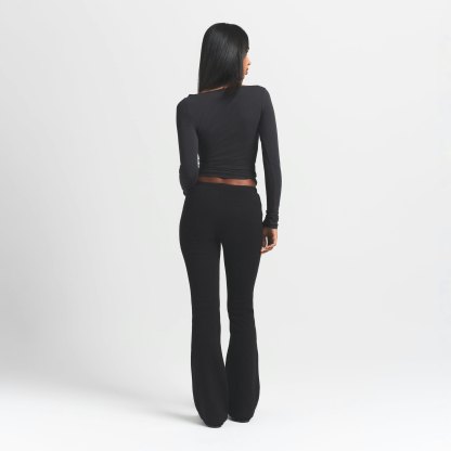 COTTON FLEECE SLIM PANT - ONYX - image 20
