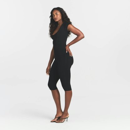 REFINED KNIT CAPRI - OBSIDIAN - image 2