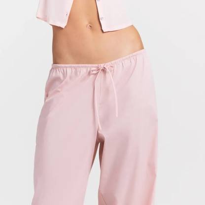 POPLIN APPAREL PANT - DUSTY PINK - image 2