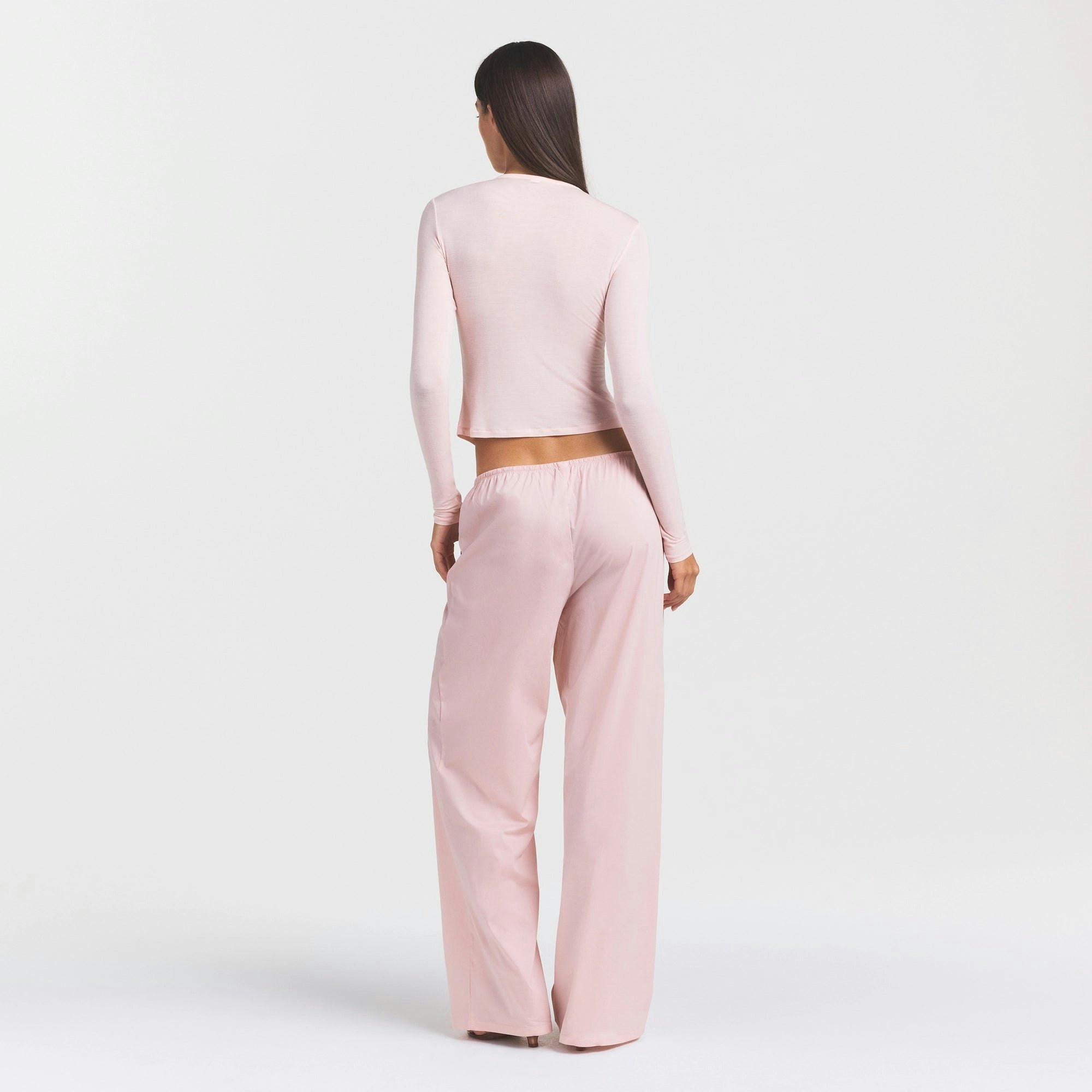 POPLIN APPAREL PANT - DUSTY PINK - image 3