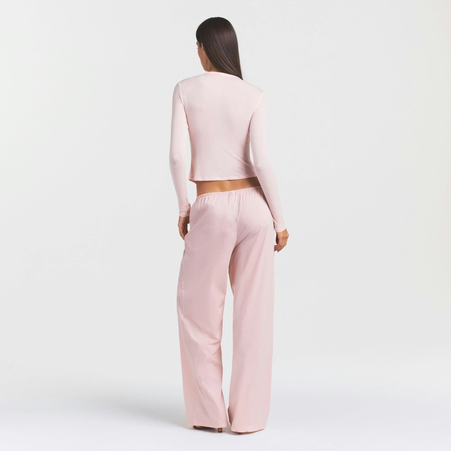 POPLIN APPAREL PANT - DUSTY PINK - image 3