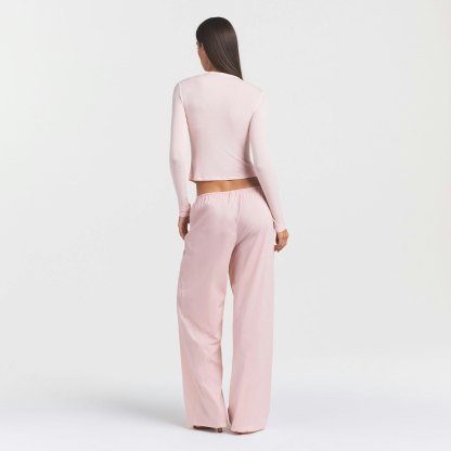 POPLIN APPAREL PANT - DUSTY PINK - image 3