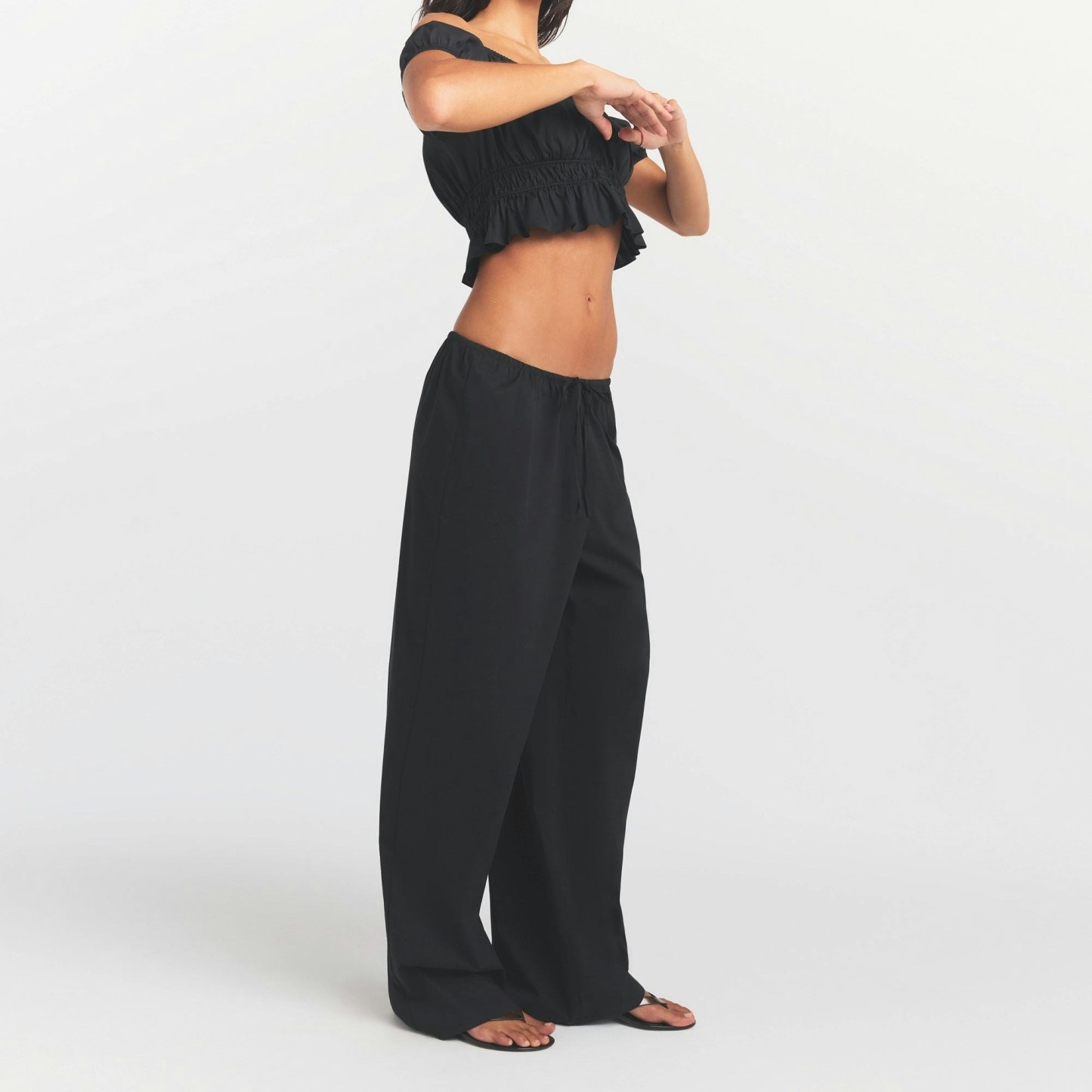 POPLIN APPAREL PANT - ONYX - image 13