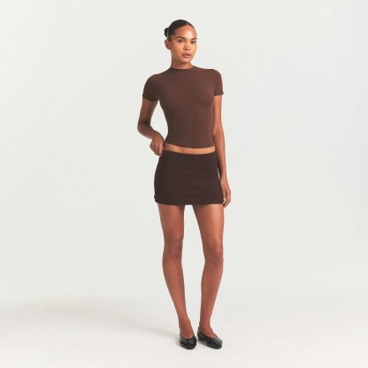 THE ESSENTIAL COLLECTION MINI SKORT - ESPRESSO - image 7