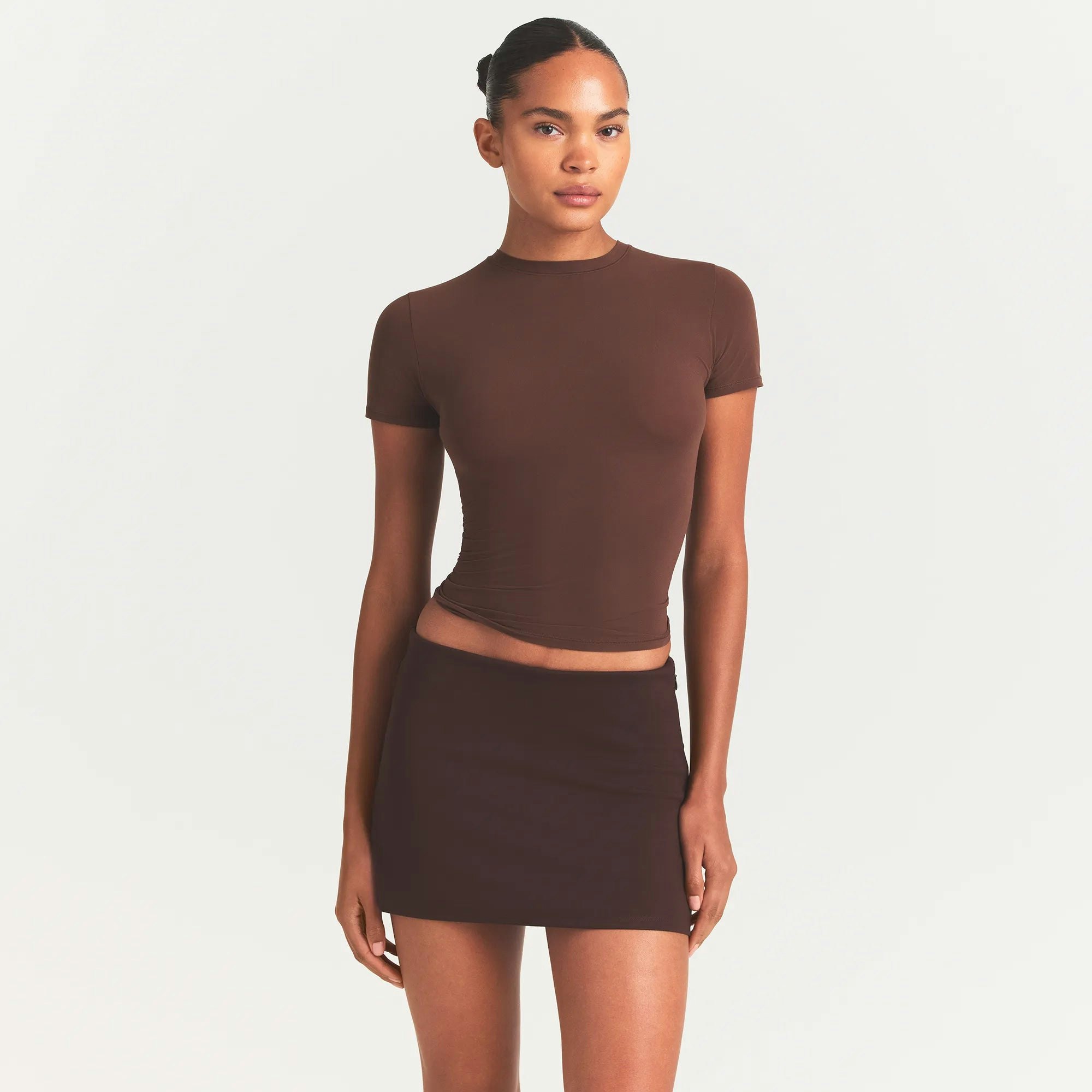 THE ESSENTIAL COLLECTION MINI SKORT - ESPRESSO - image 8