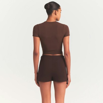 THE ESSENTIAL COLLECTION MINI SKORT - ESPRESSO - image 9