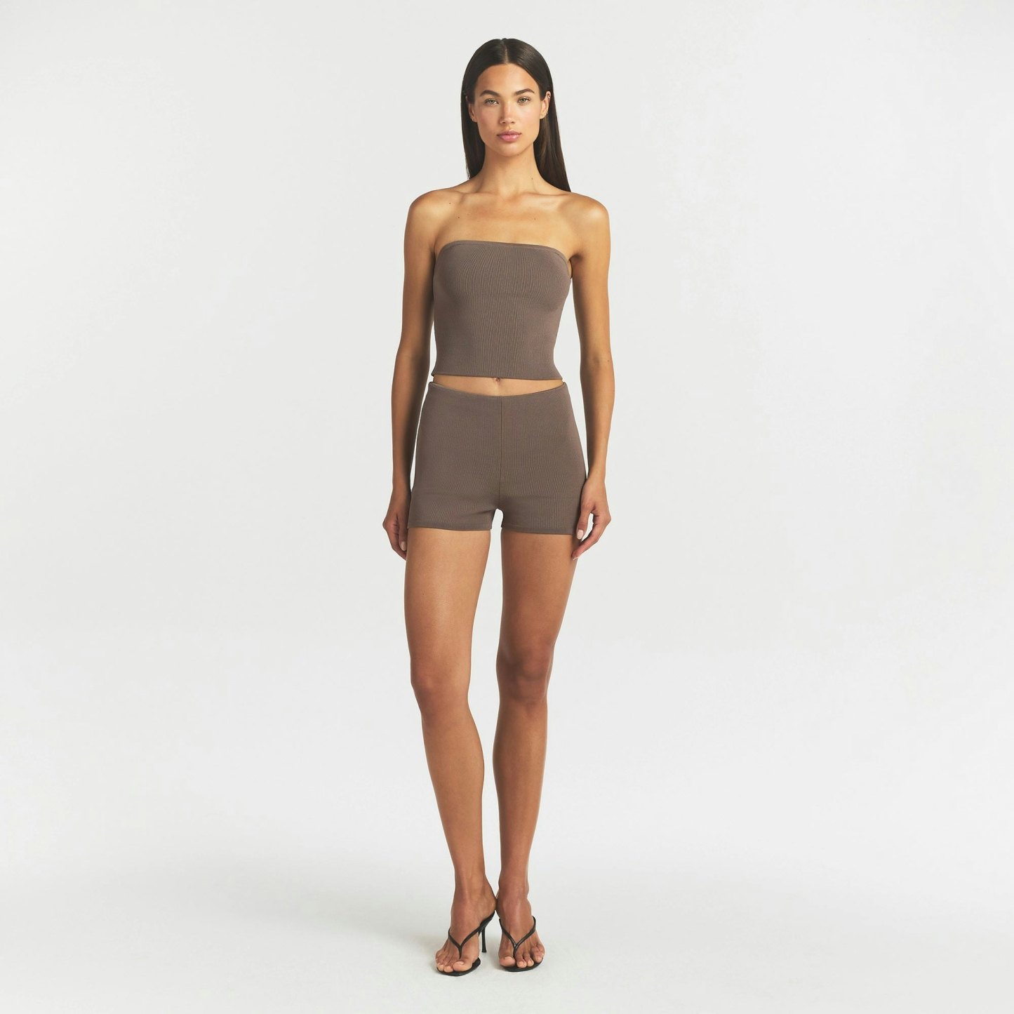 REFINED KNIT HIGH-WAISTED SHORT - AMETHYST - image 7
