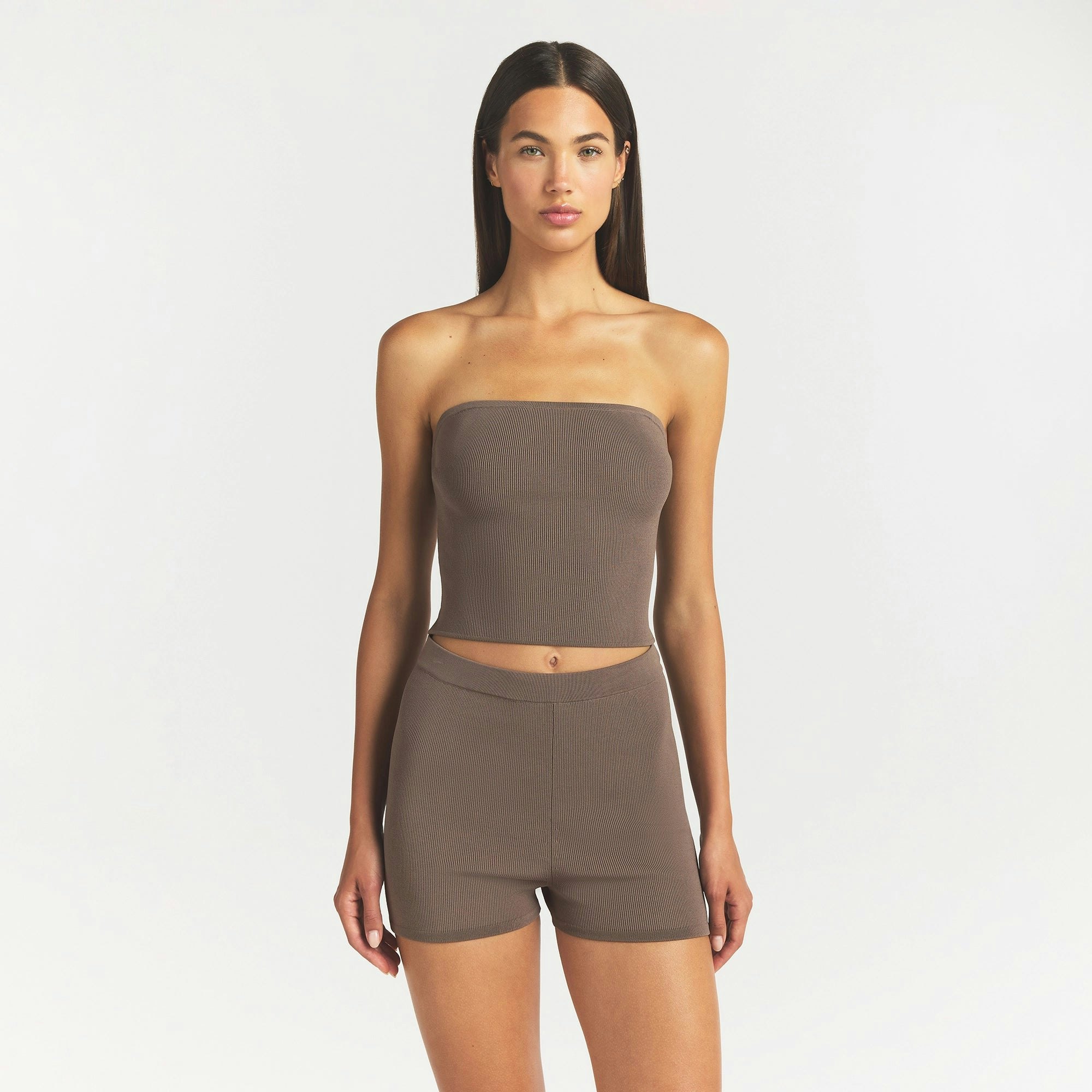 REFINED KNIT HIGH-WAISTED SHORT - AMETHYST - image 8