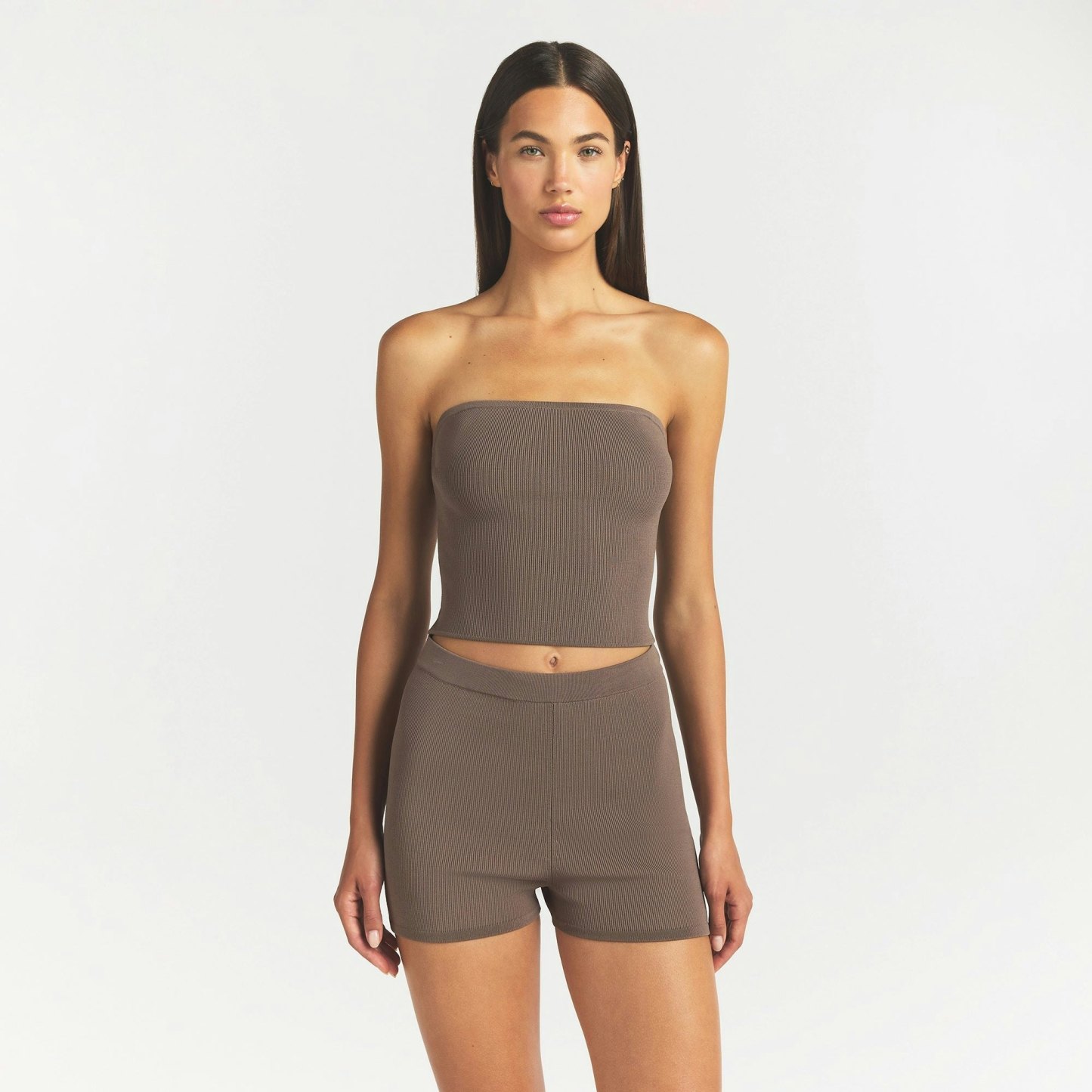 REFINED KNIT HIGH-WAISTED SHORT - AMETHYST - image 8