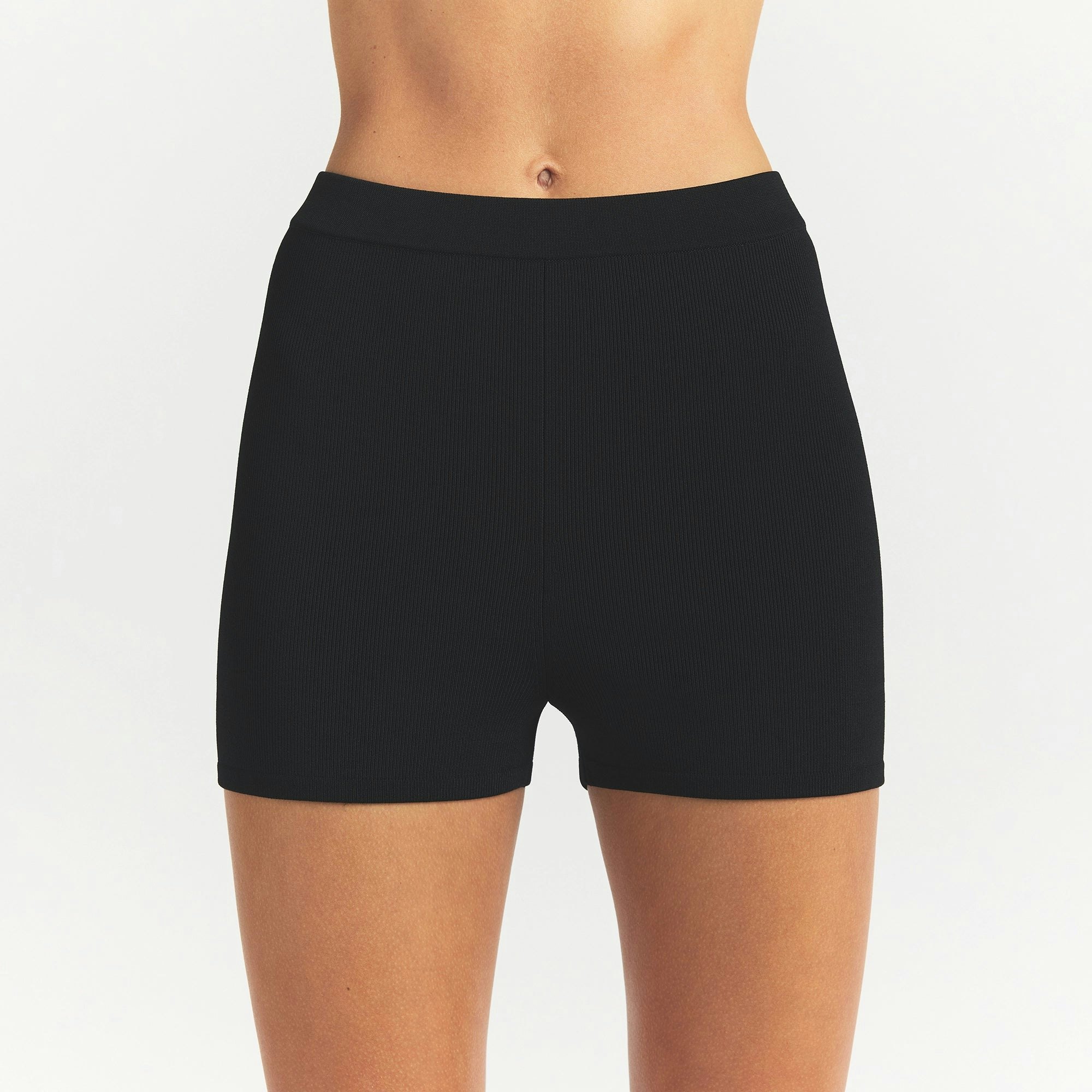 REFINED KNIT HIGH-WAISTED SHORT - OBSIDIAN - image 2