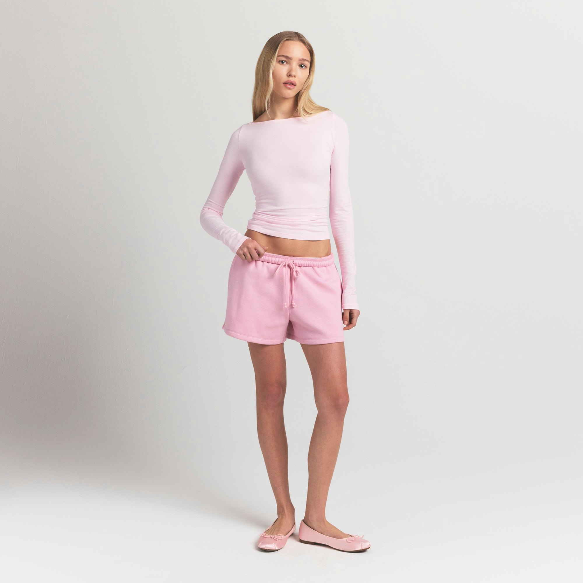 COTTON FLEECE CLASSIC SHORT - HALITE - image 5