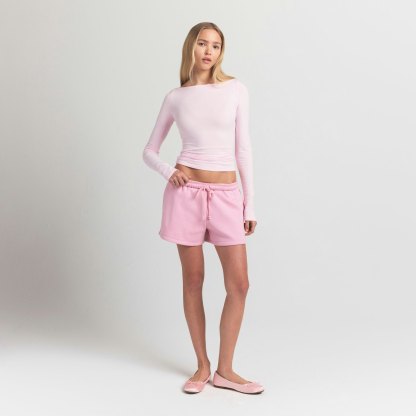 COTTON FLEECE CLASSIC SHORT - HALITE - image 5