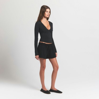 COTTON FLEECE CLASSIC SHORT - ONYX - image 11