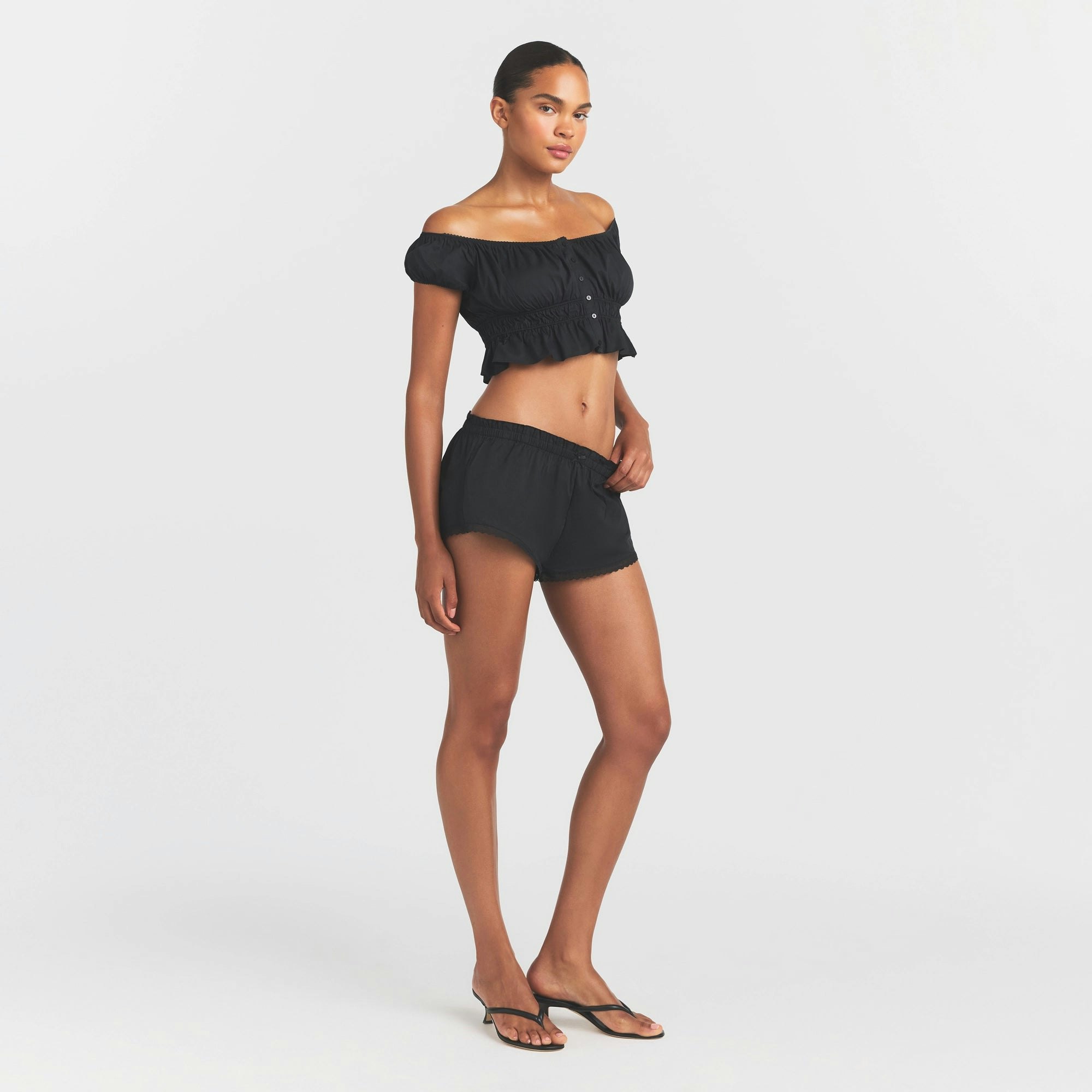 POPLIN APPAREL SHORT - ONYX - image 14