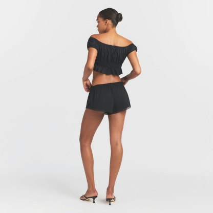 POPLIN APPAREL SHORT - ONYX - image 15