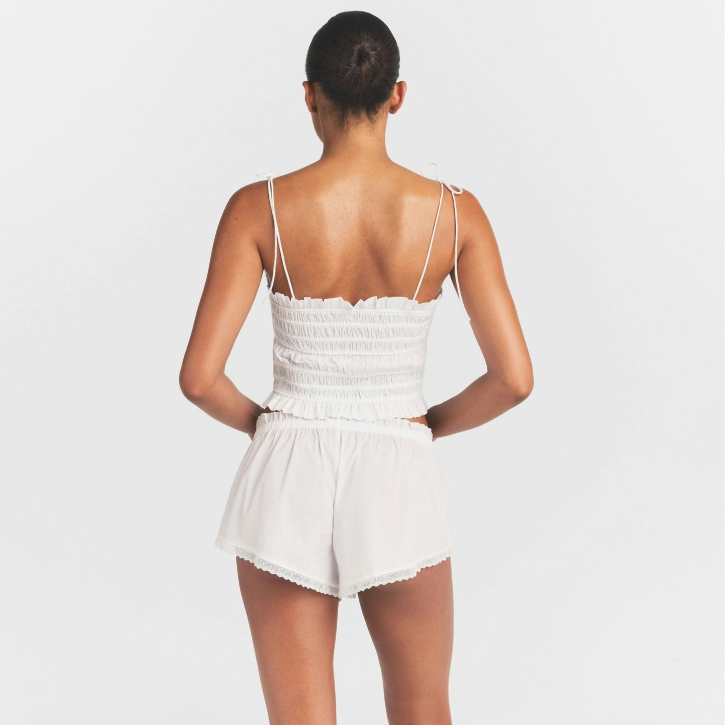 POPLIN APPAREL SHORT - SNOW - image 8