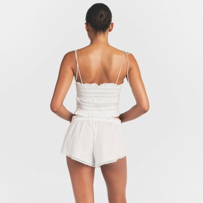 POPLIN APPAREL SHORT - SNOW - image 8