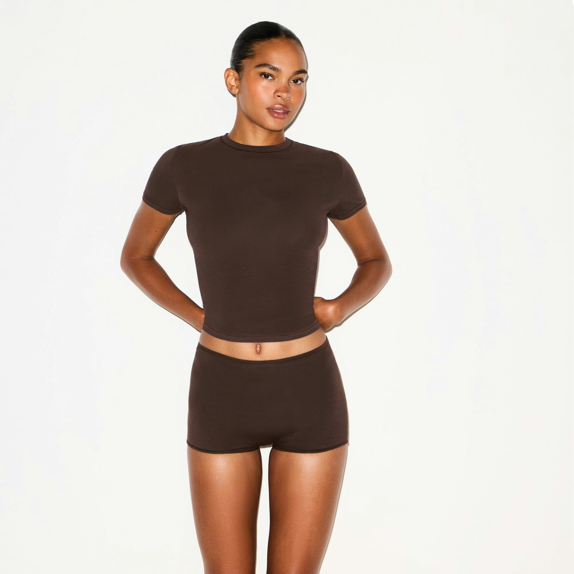PERIOD PANTIES BOY SHORT - ESPRESSO