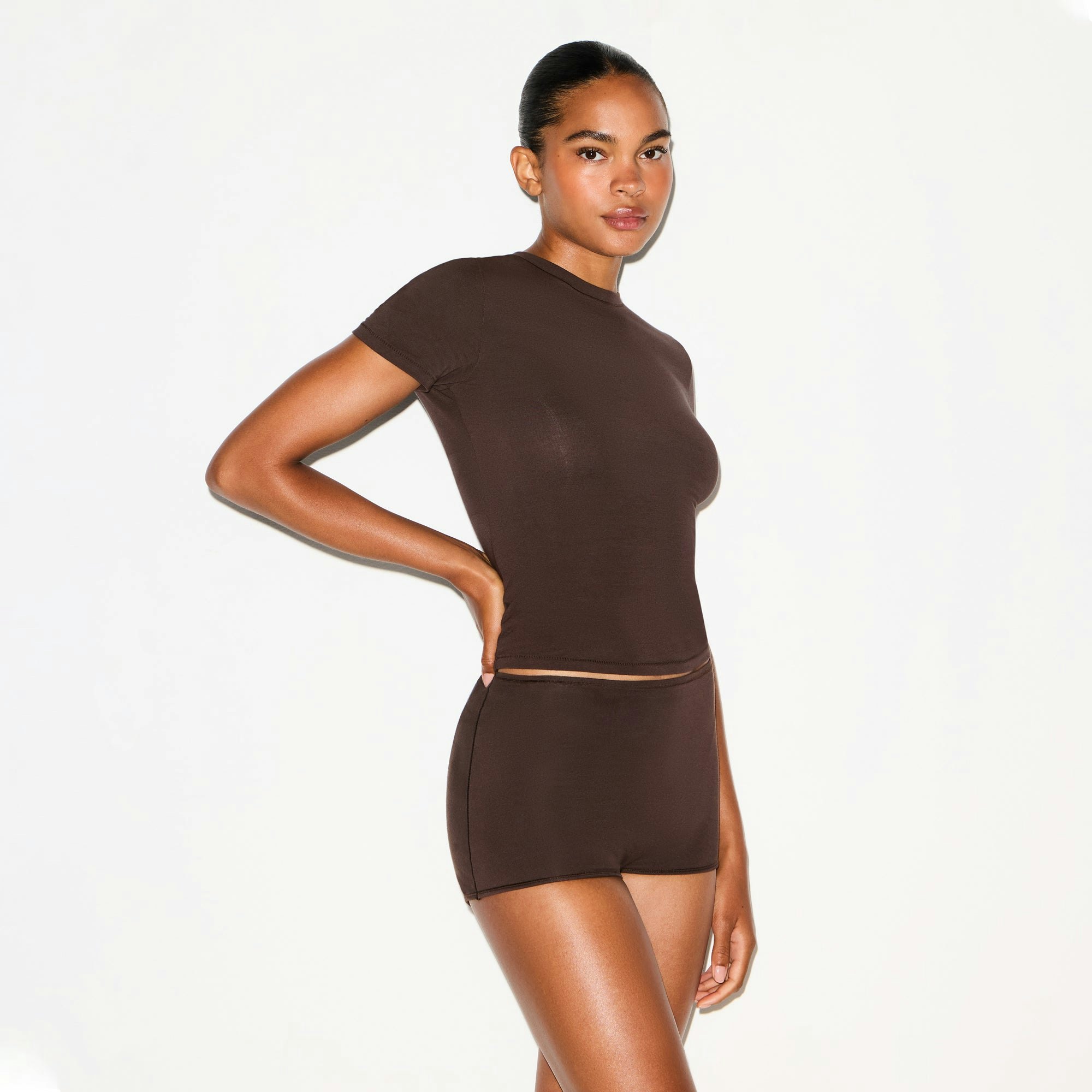 PERIOD PANTIES BOY SHORT - ESPRESSO