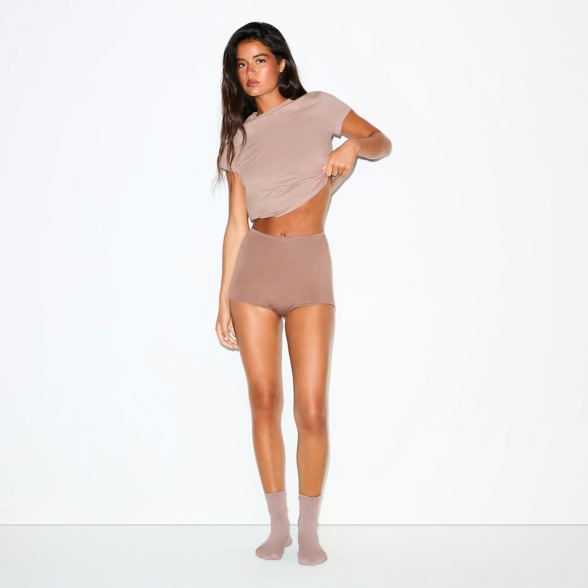 PERIOD PANTIES BOY SHORT - UMBER