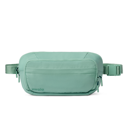 The All-Day Crossbody - Sea Glass · Smooth Weave
