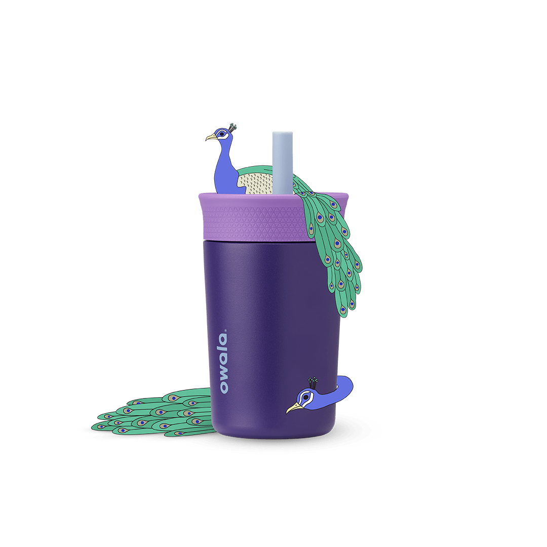 Kids' Tumbler - Peacock Palace · Stainless Steel · 12oz