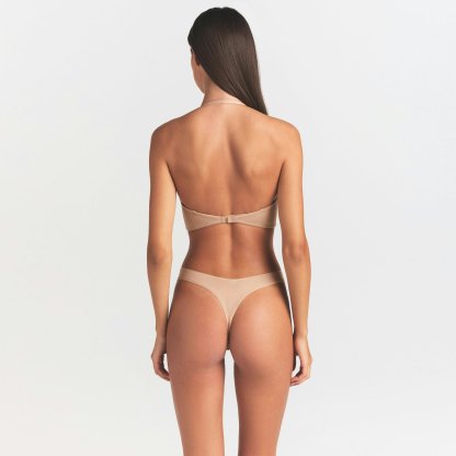 FITS EVERYBODY LOW BACK LONGLINE BRA - CLAY - image 7