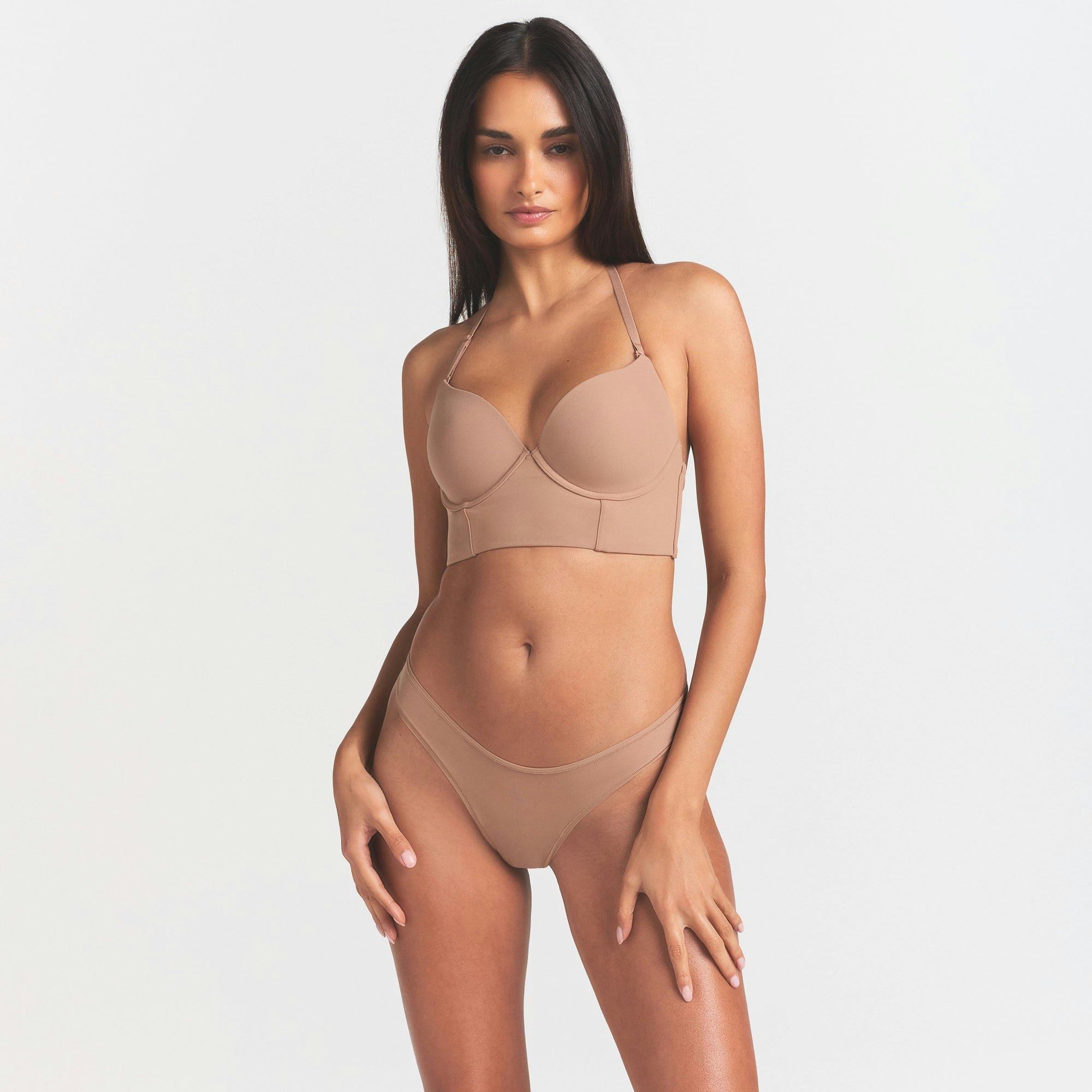 FITS EVERYBODY LOW BACK LONGLINE BRA - SIENNA - image 12