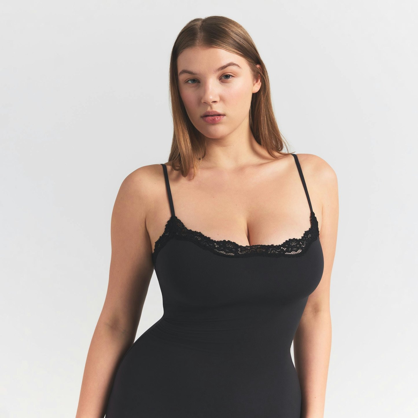 FITS EVERYBODY LACE LONG SLIP DRESS - ONYX - image 2