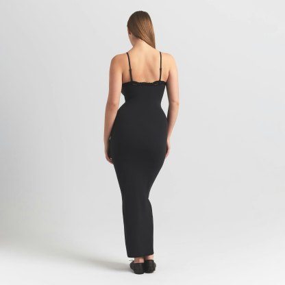 FITS EVERYBODY LACE LONG SLIP DRESS - ONYX - image 4