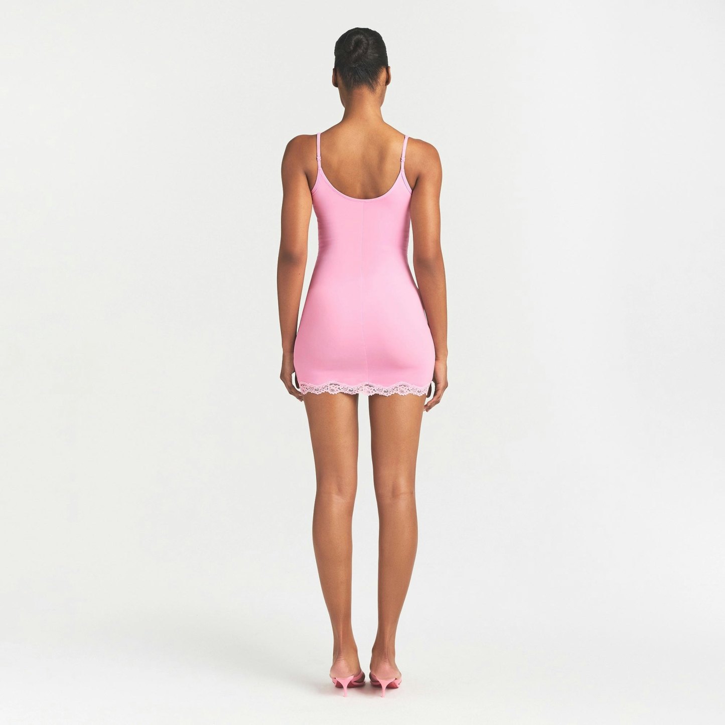 FITS EVERYBODY LACE SLIP DRESS - BUBBLE GUM TONAL - image 9