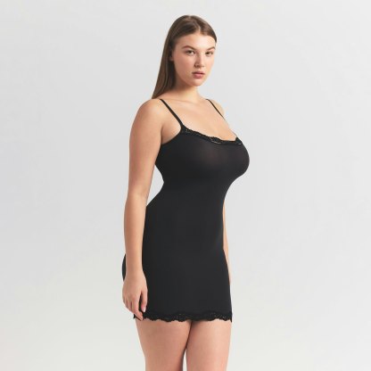 FITS EVERYBODY LACE SLIP DRESS - ONYX - image 4