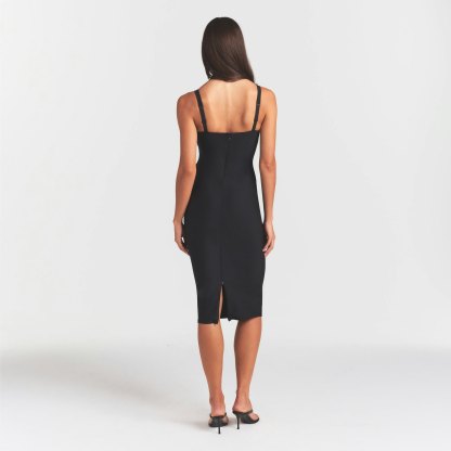 SKIMS BODY MIDI DRESS - ONYX - image 4