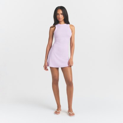 COTTON RIB TANK DRESS - SUGAR PLUM - image 12