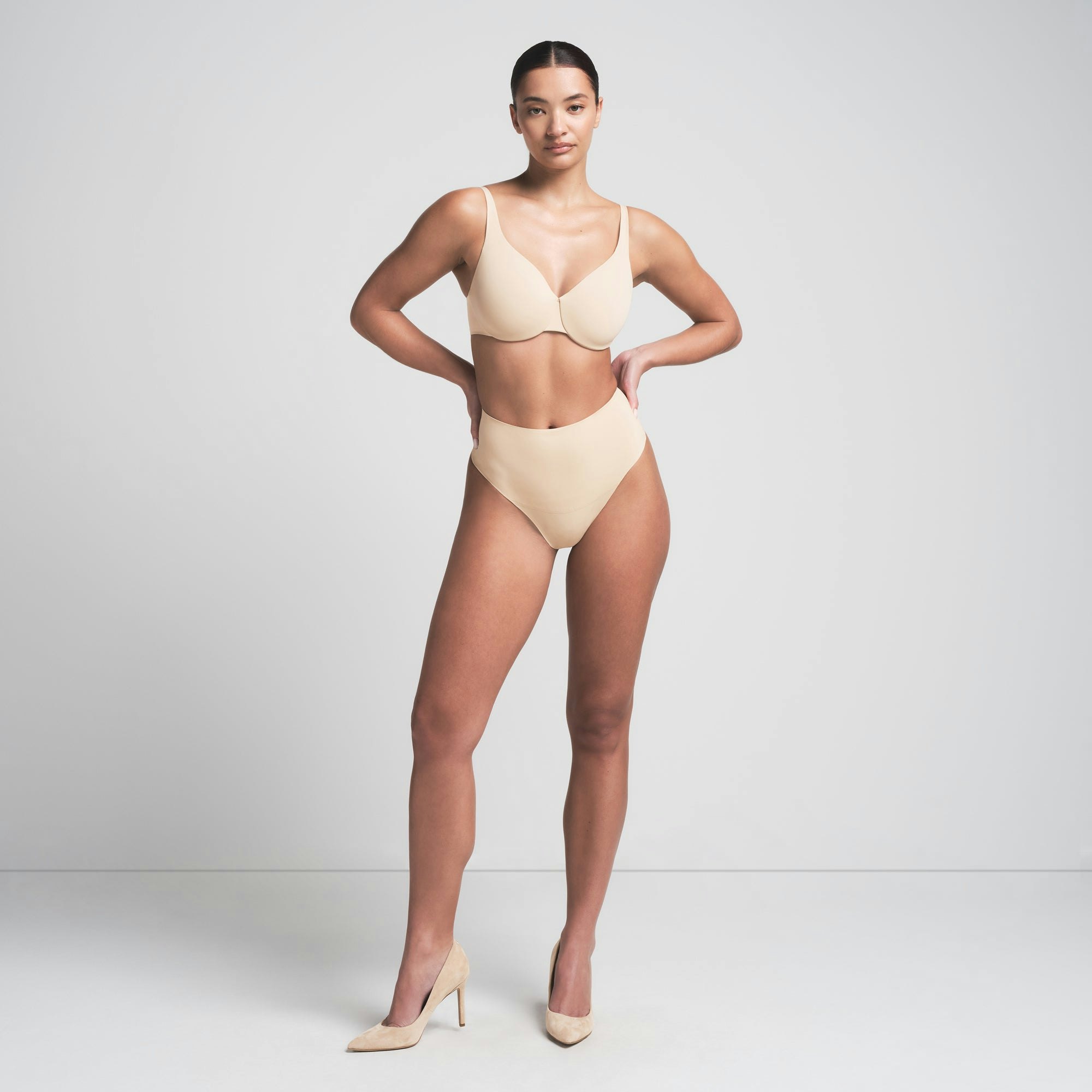SMOOTHING INTIMATES UNLINED MINIMIZER BRA - SAND - image 8