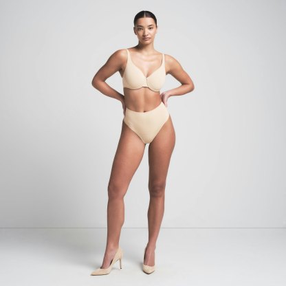 SMOOTHING INTIMATES UNLINED MINIMIZER BRA - SAND - image 8