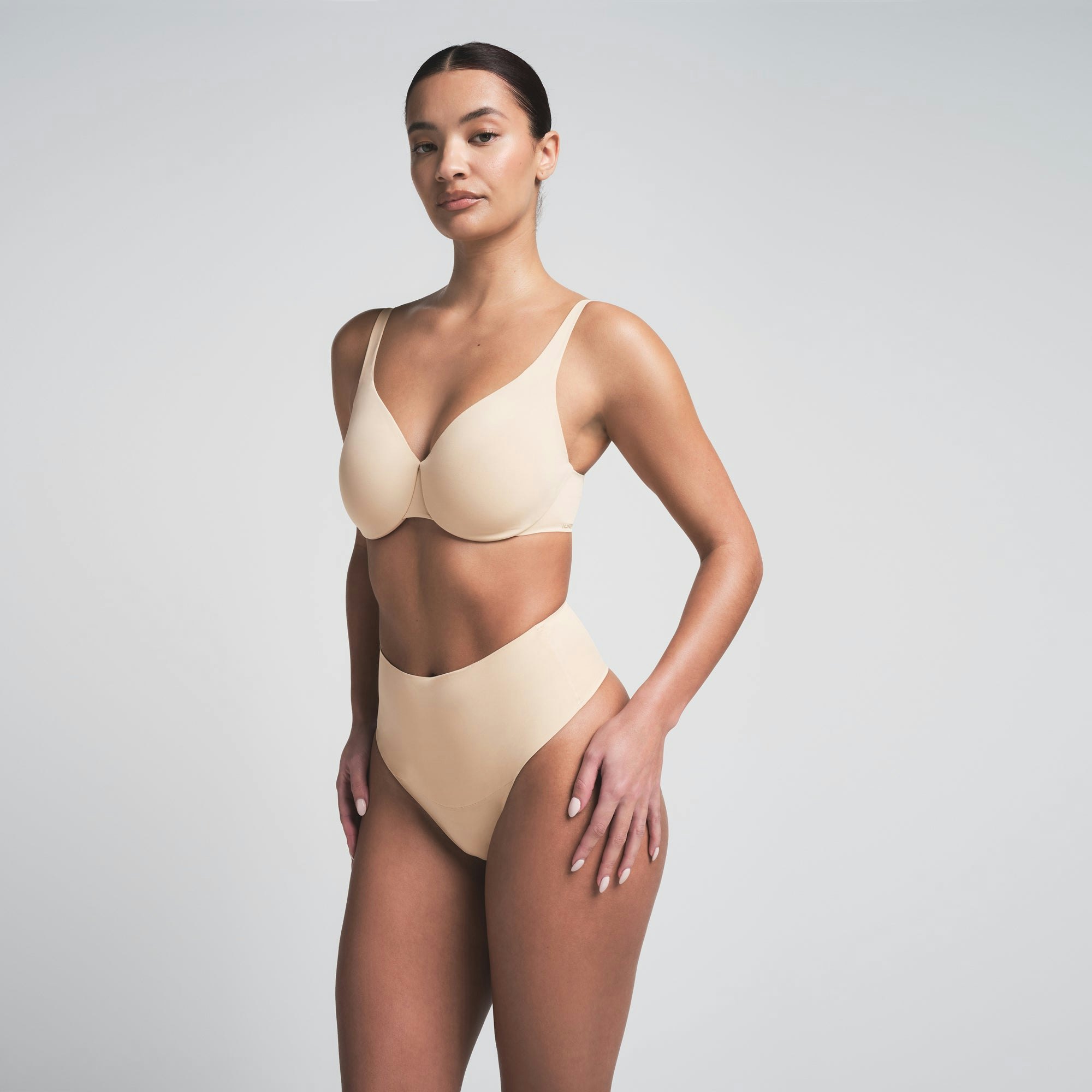 SMOOTHING INTIMATES UNLINED MINIMIZER BRA - SAND - image 7