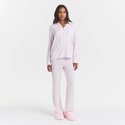 FAUX FUR SLIPPER - CHERRY BLOSSOM