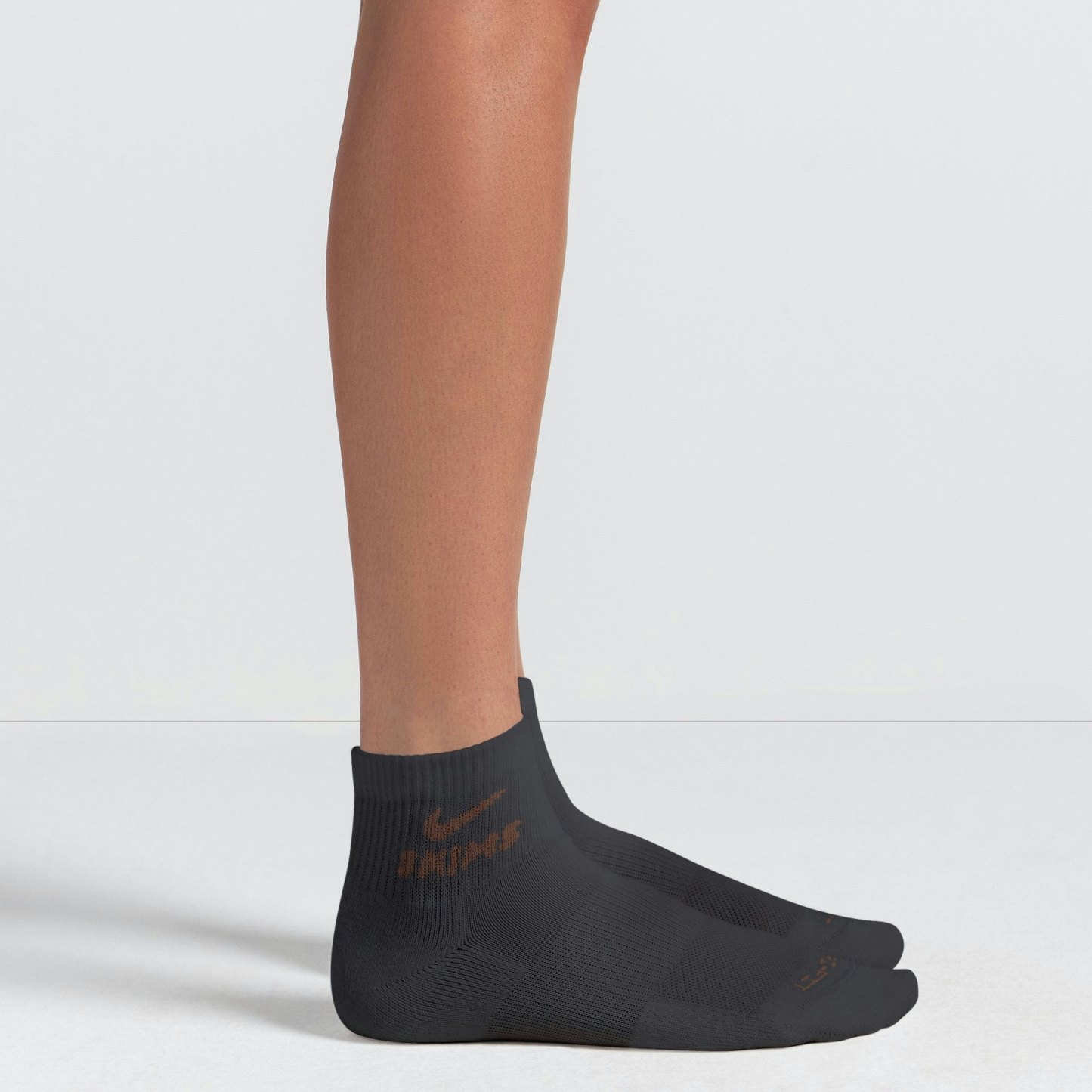 NikeSKIMS ACCESSORIES DRI-FIT™ QUARTER CREW SOCK 3-PACK - DARK SEPIA MULTI