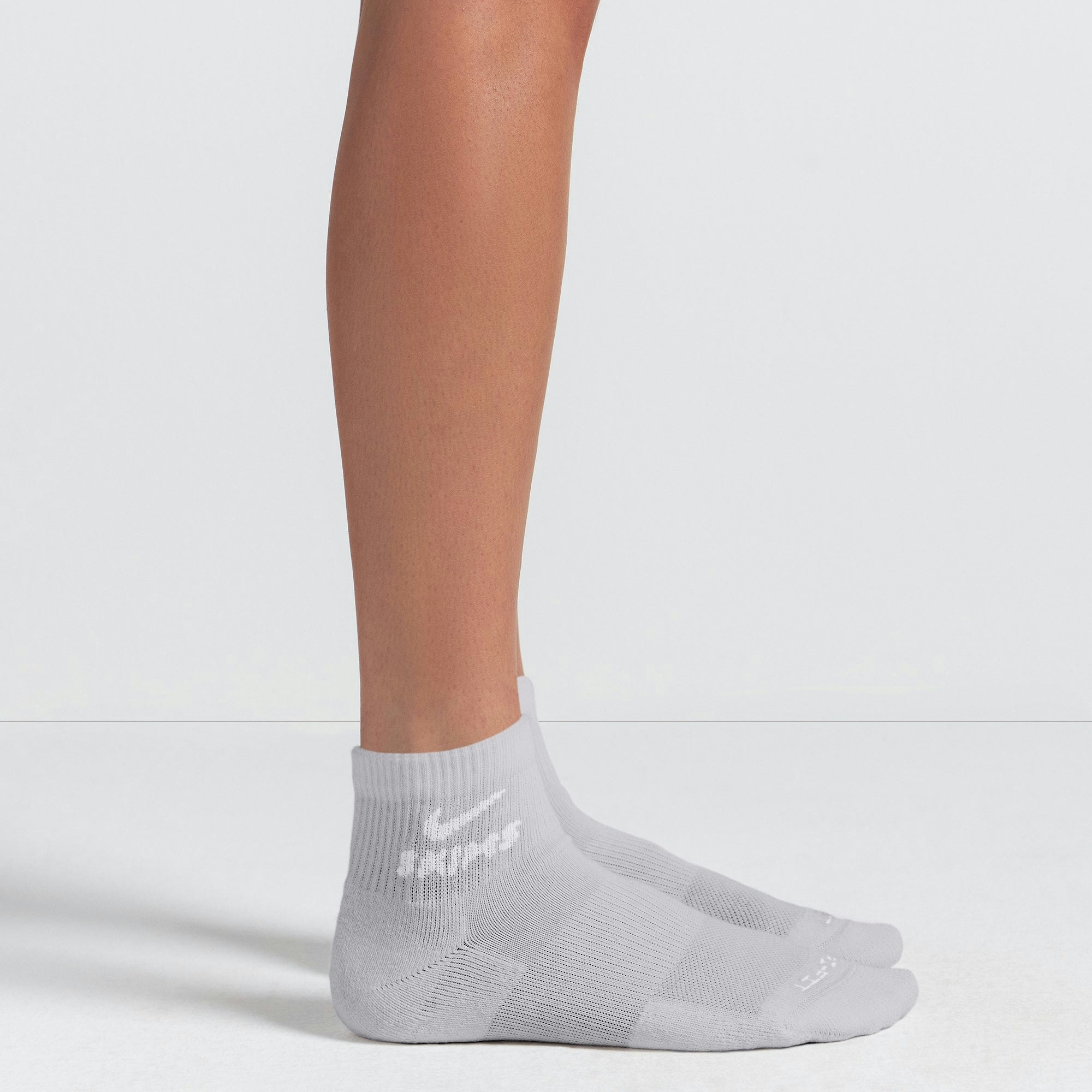 NikeSKIMS ACCESSORIES DRI-FIT™ QUARTER CREW SOCK 3-PACK - HEATHER GREY MULTI