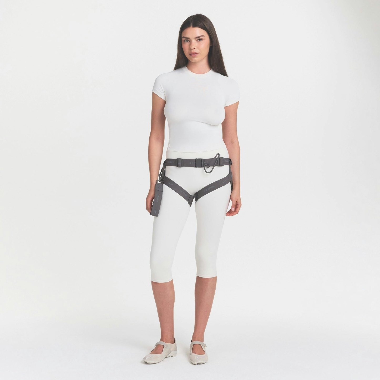 NikeSKIMS MATTE PADDED BABY TEE - IVORY - image 6