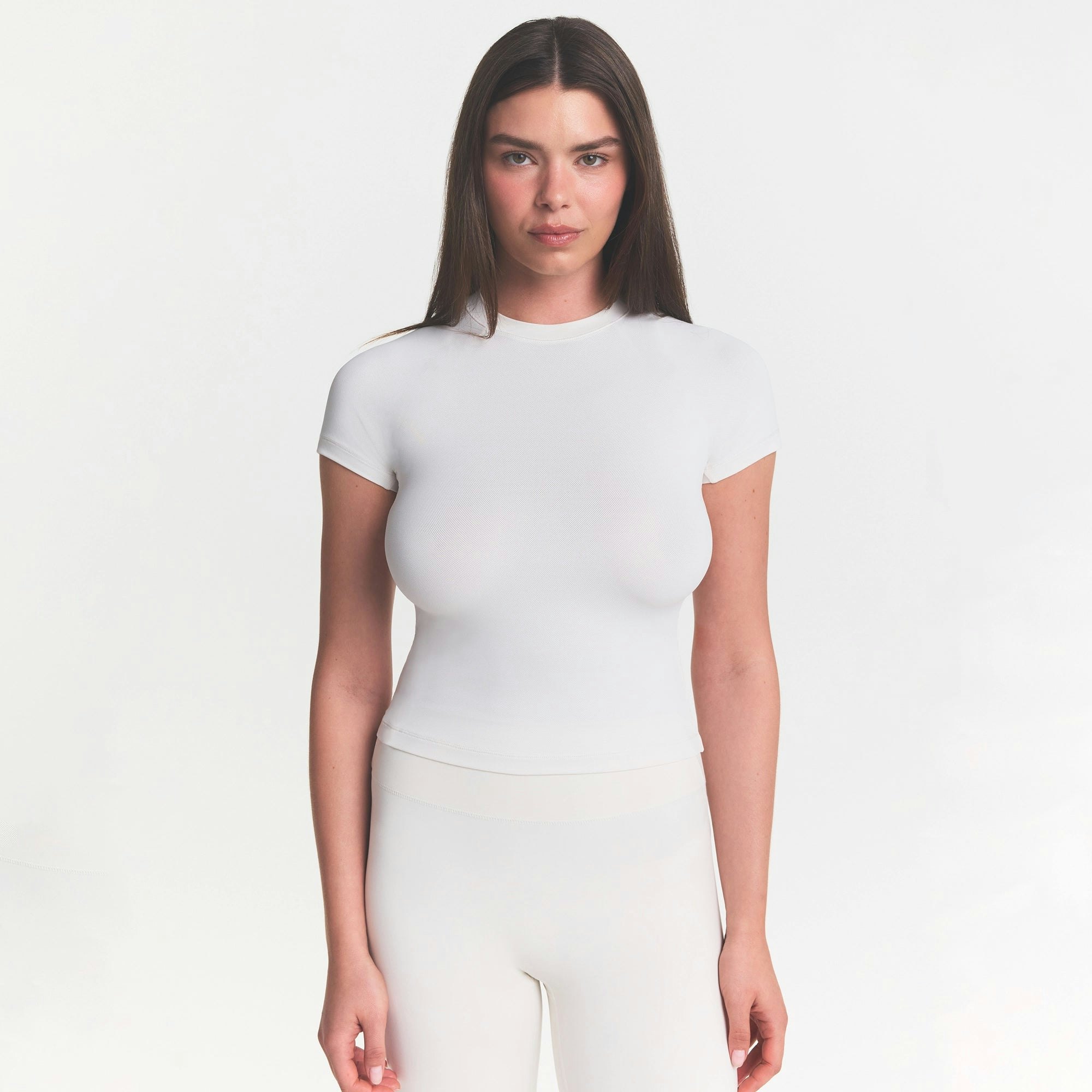 NikeSKIMS MATTE PADDED BABY TEE - IVORY - image 7