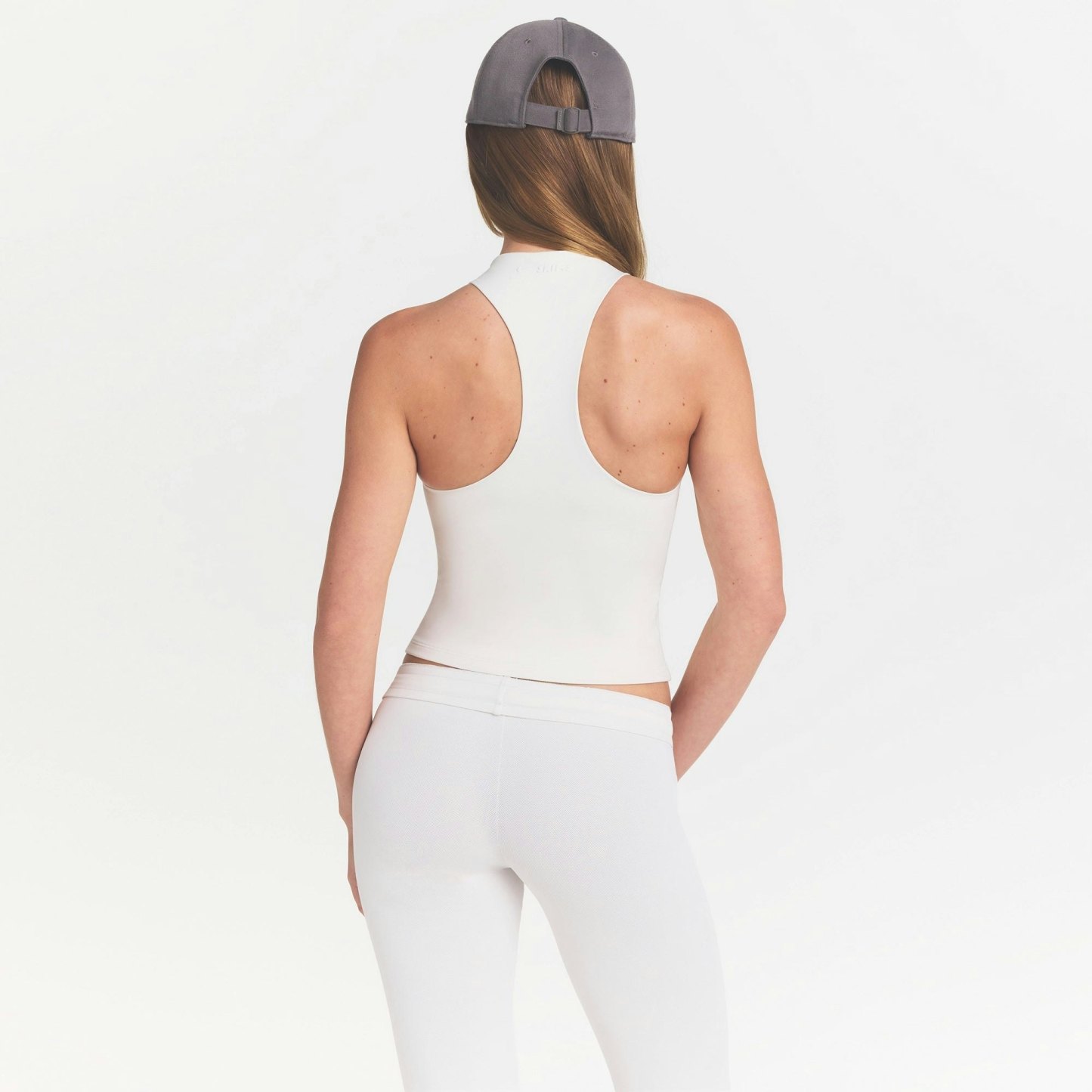 NikeSKIMS MATTE MOCK NECK RACER TANK - IVORY - image 4
