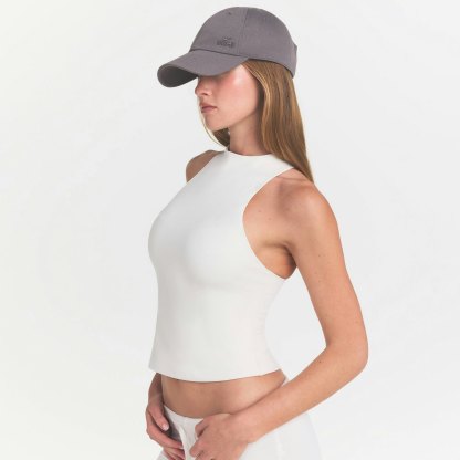 NikeSKIMS MATTE MOCK NECK RACER TANK - IVORY - image 3
