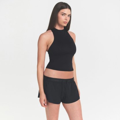 NikeSKIMS MATTE MOCK NECK RACER TANK - OBSIDIAN - image 40