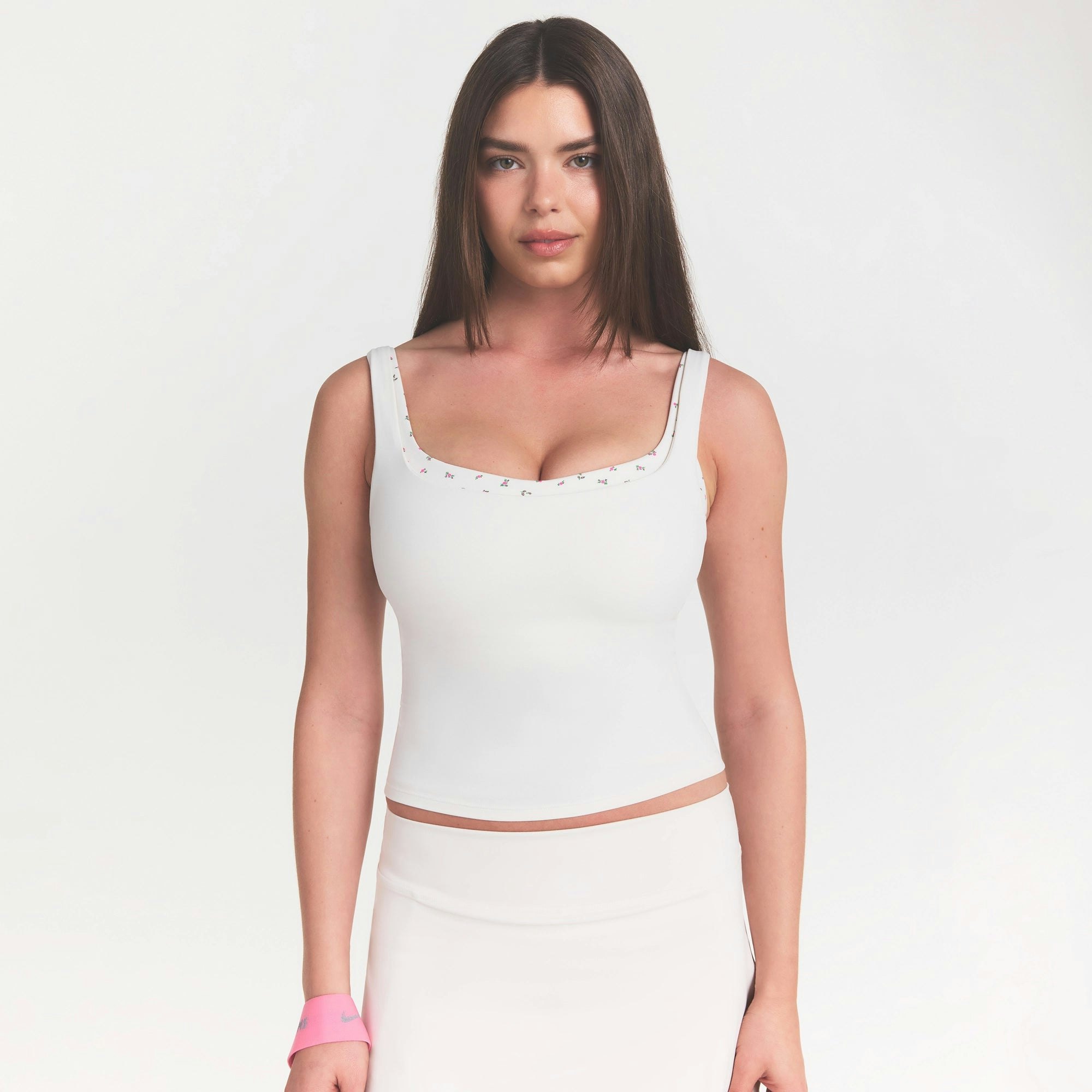 NikeSKIMS MATTE SQUARE NECK TANK - IVORY - image 3