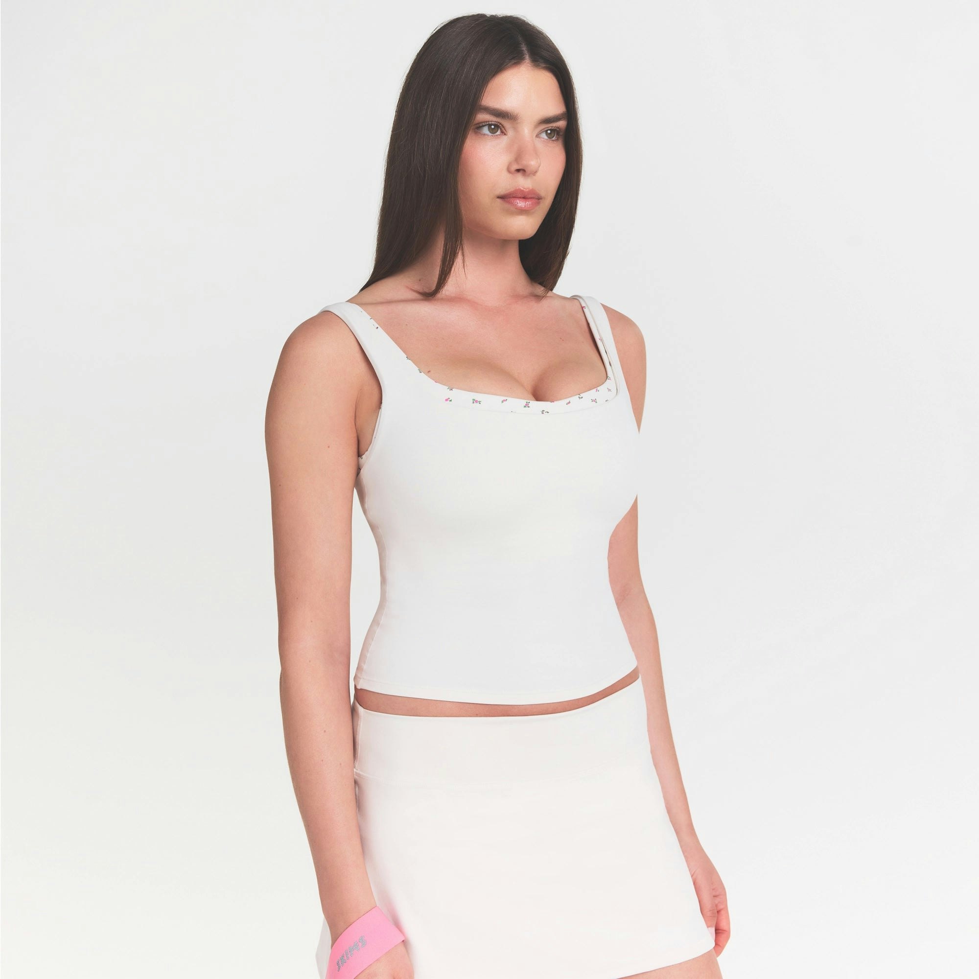 NikeSKIMS MATTE SQUARE NECK TANK - IVORY - image 2