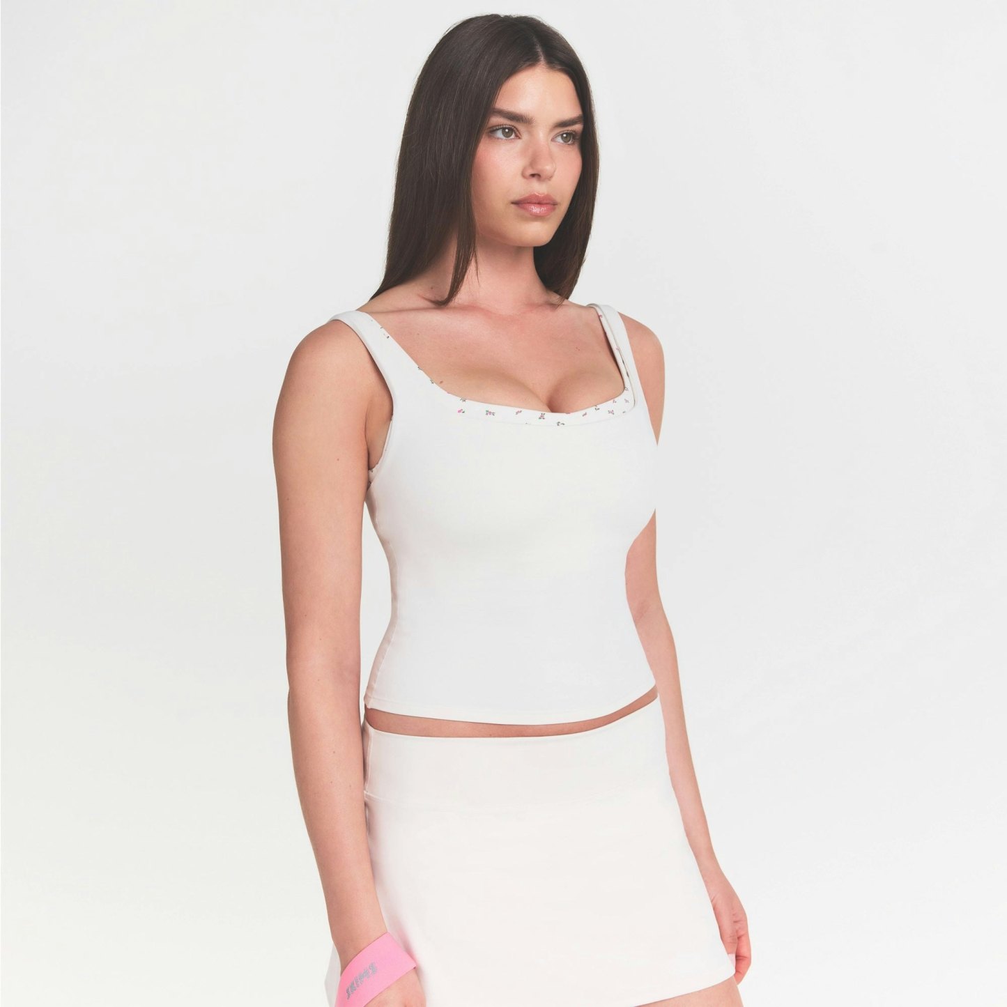 NikeSKIMS MATTE SQUARE NECK TANK - IVORY - image 2
