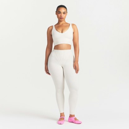 NikeSKIMS MATTE V-NECK BRA TOP - IVORY - image 6
